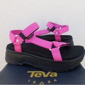 Teva Women's Bright Pink Platform Sandals